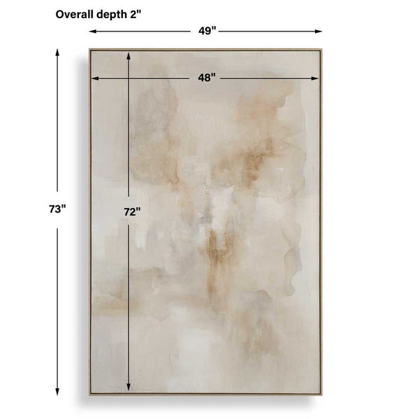 Remedy Hand Painted Canvas, 49"W x 73"H