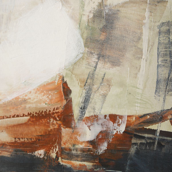 Outburst Painted Canvas, 51"W x 51"H