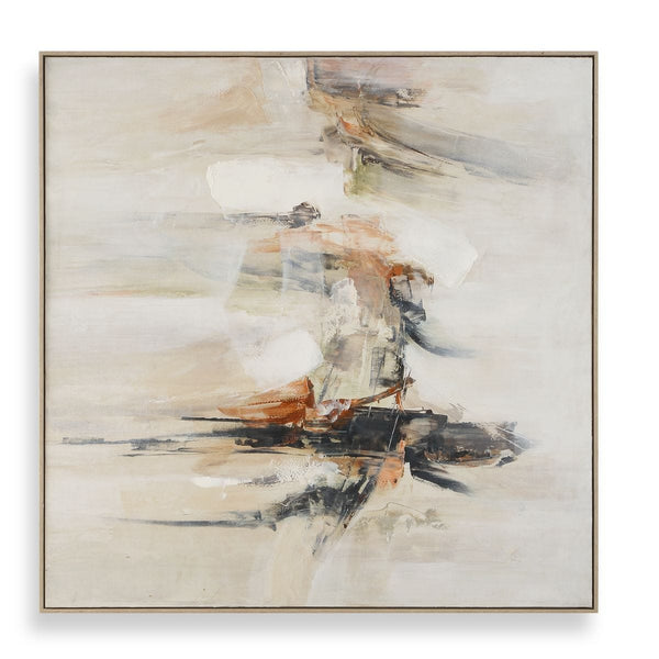 Outburst Painted Canvas, 51"W x 51"H