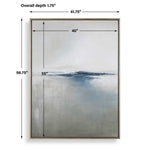 Above the Waterline Canvas, 42"W x 57"H