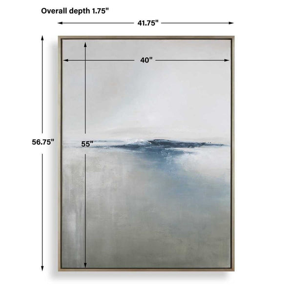 Above the Waterline Canvas, 42"W x 57"H