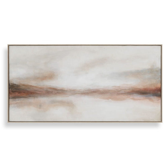 Haze in the Horizon Hand Painted Canvas, 61"W x 31"H