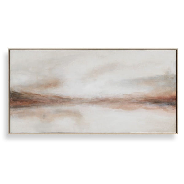 Haze in the Horizon Hand Painted Canvas, 61"W x 31"H