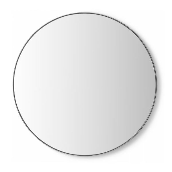 Aalina Mirror - Brushed Nickel, 36"Dia