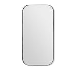 Aalina Wall Mirror - Brushed Nickel, 54"H x 28"W