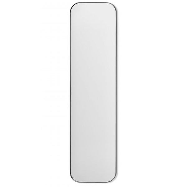 Aalina Narrow Mirror - Brushed Nickel, 78"H x 20"W