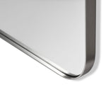 Aalina Narrow Mirror - Brushed Nickel, 78"H x 20"W