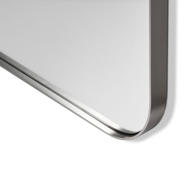 Aalina Narrow Mirror - Brushed Nickel, 78"H x 20"W