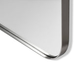 Aalina Narrow Mirror - Brushed Nickel, 78"H x 20"W