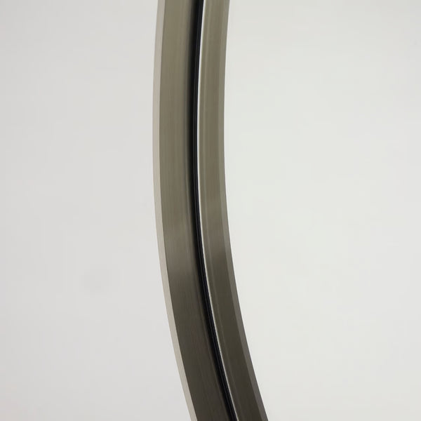Aalina Mirror - Brushed Nickel, 36"Dia