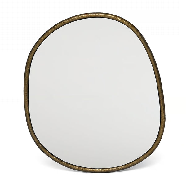Andover Organic Mirror - Golden Bronze, 34"Dia