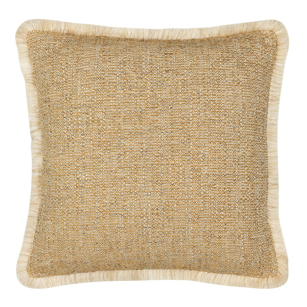 Golden Hour Fringed Pillow, 22" x 22"