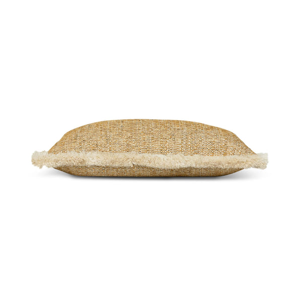 Golden Hour Fringed Lumbar Pillow, 12" x 20"