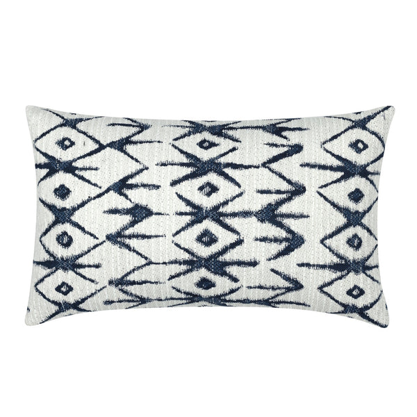 Ritual Lumbar Pillow - Indigo, 12" x 20"