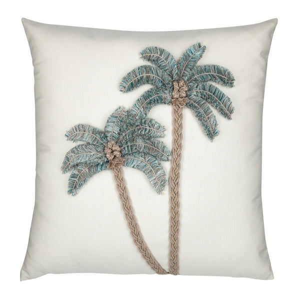 Escape Pillow - Aqua, 22" x 22"