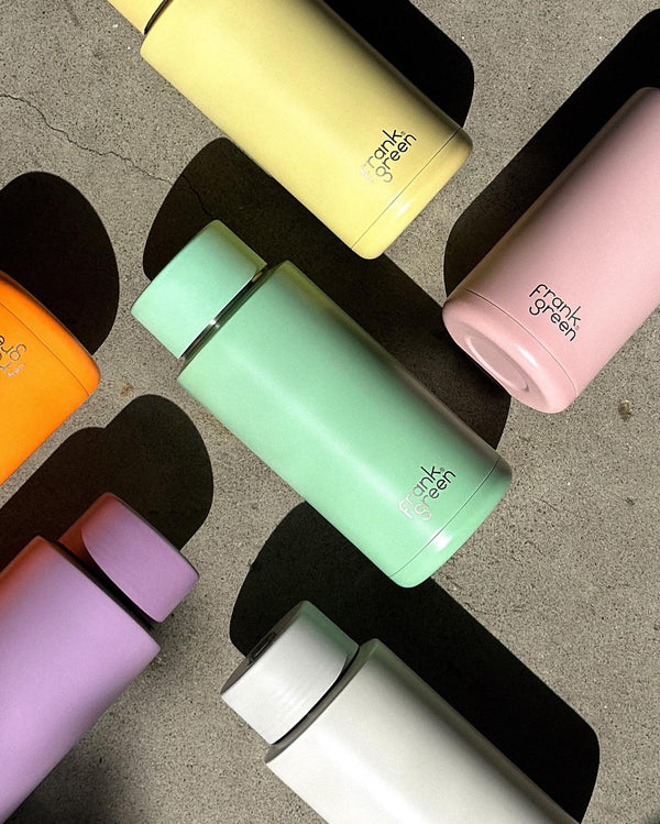 Ceramic Reusable Bottle 34oz, Midnight