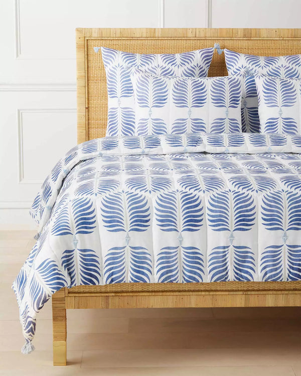 Granada Full/Queen Quilt & Standard Shams, French Blue