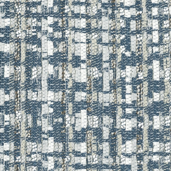 Channel Lumbar Pillow - Bleu, 12" x 20"