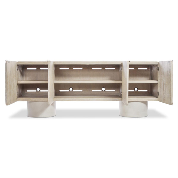 Antibes Entertainment Credenza/Sideboard, 82.75"W x 20"D x 32"H