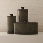 Iron Canteen, Antique Bronze,Tall