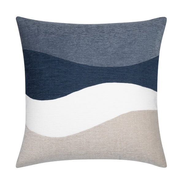 Contour Pillow - Indigo, 20" x 20"