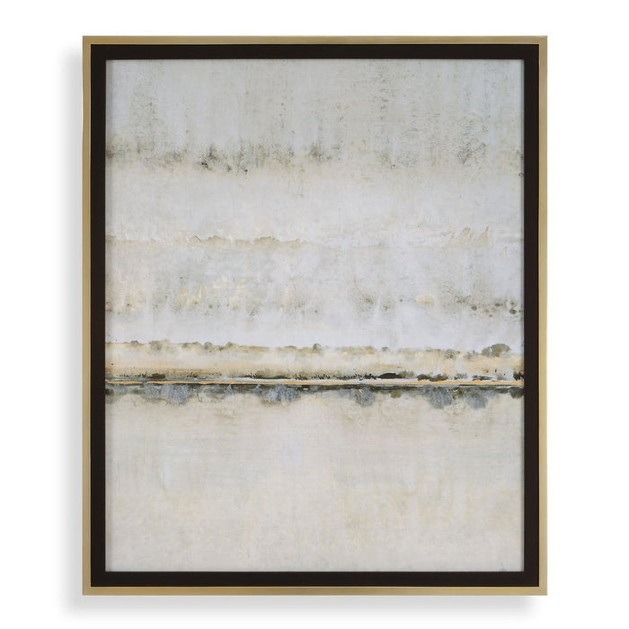 Gilded Horizon Framed Print, 33"W x 39"H