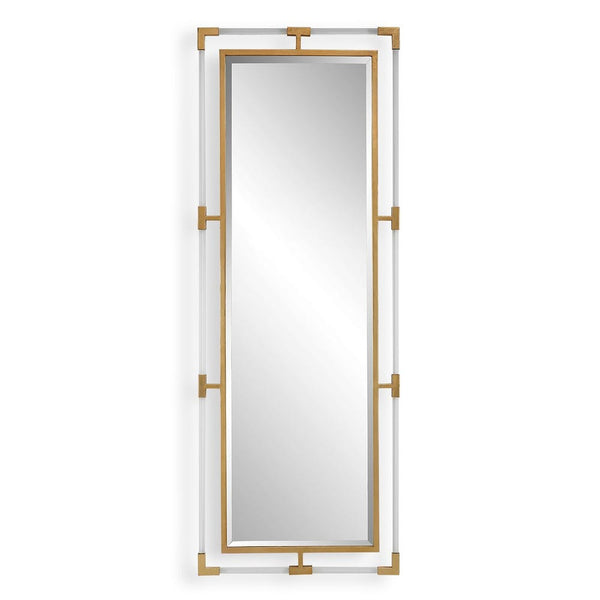 Balkan Tall Mirror, Gold, 28"W x 75"H