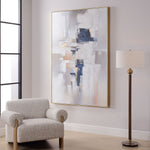 Waterfront Hand Painted Canvas, 49"W x 73"H