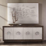 Luca Entertainment Credenza, 85.13"W x 20"D x 34"H