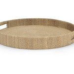 Monarch Round Tray, Natural, Large, 22"Dia