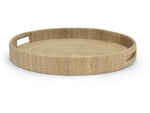 Monarch Round Tray, Natural, Small, 17.75"Dia