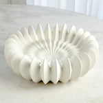 Spicchi Line Bowl, Matte White, 15.75" Dia