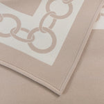 Chains Throw, Beige/Milk