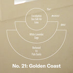 No. 21 Golden Coast Soy Candle, 3 Sizes