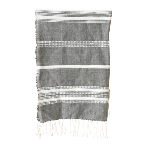 Aden Cotton Hand Towel, Grey