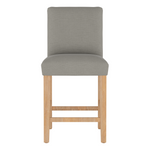 Emma Counter Stool, Grey Linen