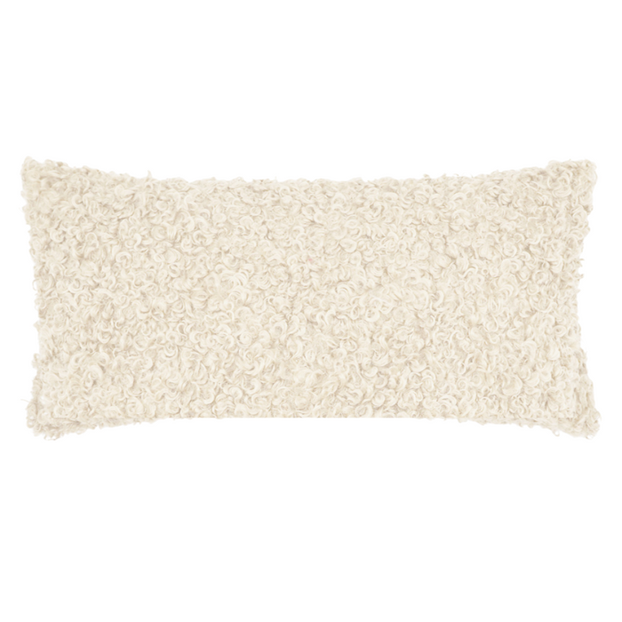Lambsy Natural, 14" x 42" Bolster Pillow