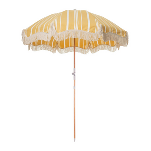 Premium Beach Umbrella, Vintage Yellow