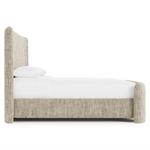 Pemba Shelter Bed King, Beige Boucle