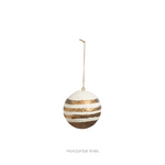 Paper Mache Ball Ornament, 4 Styles
