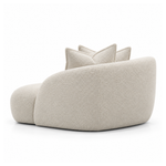 Theo Mini Chaise - Revival Parchment, 51"W x 53"D x 31"H