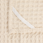 Stonewashed Cotton Waffle Weave Tea Towel, Natural