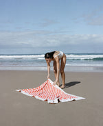 Roman Pool Towel Paloma Sun & Ecru