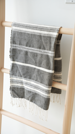 Aden Cotton Hand Towel, Grey