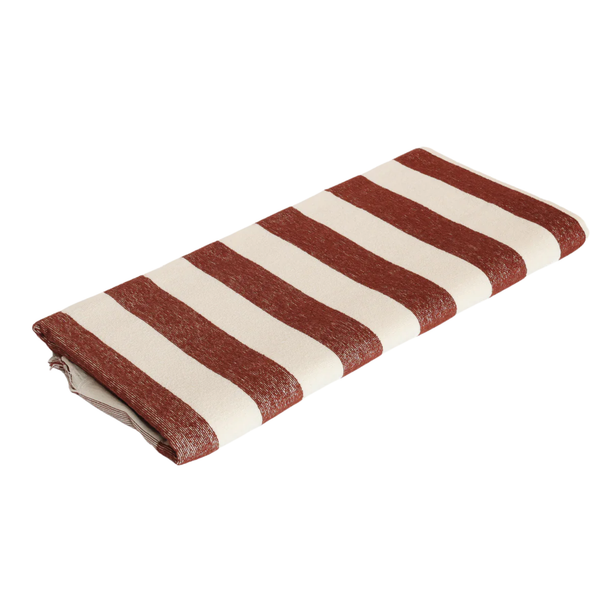 Plage Towel, Brown Stripe