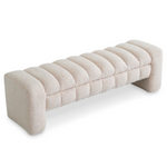 Taranto Bench, Cascade Off White, 58"