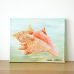 Conch Shell II, Original Art, 10"W x 8"H