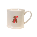8 oz. Embossed Stoneware Mug with Holiday Icon, 3 Styles