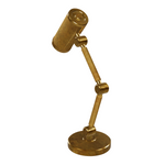 Barrett Mini Desk Lamp, Natural Brass