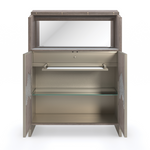 Glow With The Flow Bar Cabinet, 42"W x 18"D x 56"H